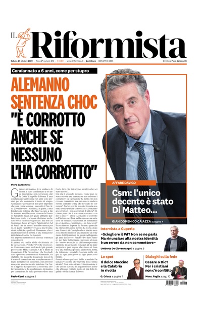 sabato 24 ottobre 2020