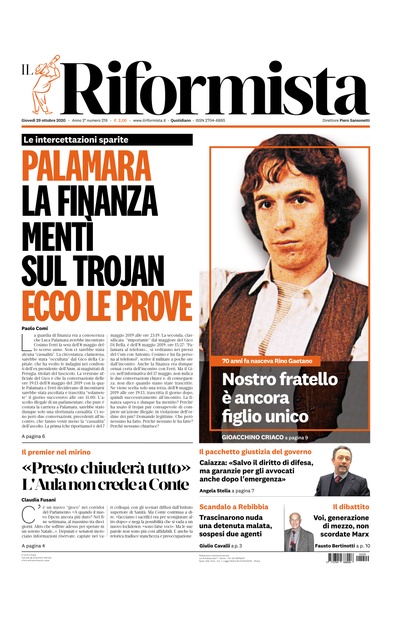 giovedì 29 ottobre 2020