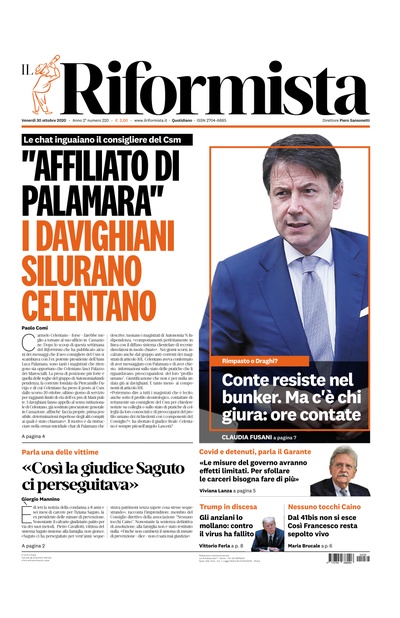 venerdì 30 ottobre 2020
