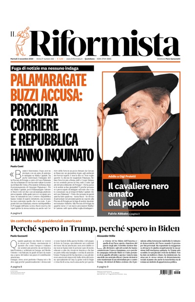martedì 3 novembre 2020