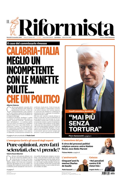 martedì 10 novembre 2020