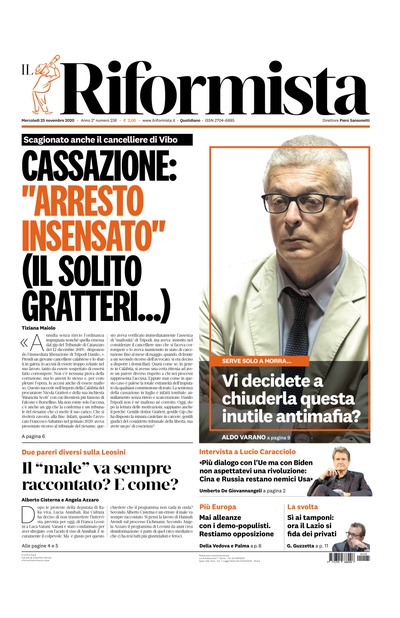 mercoledì 25 novembre 2020
