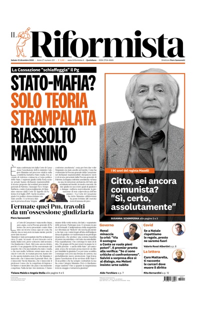 sabato 12 dicembre 2020