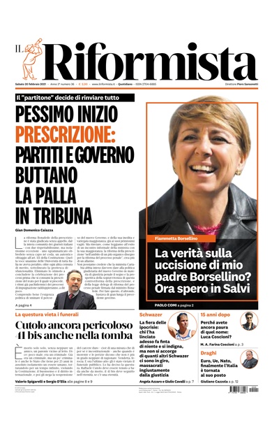sabato 20 febbraio 2021