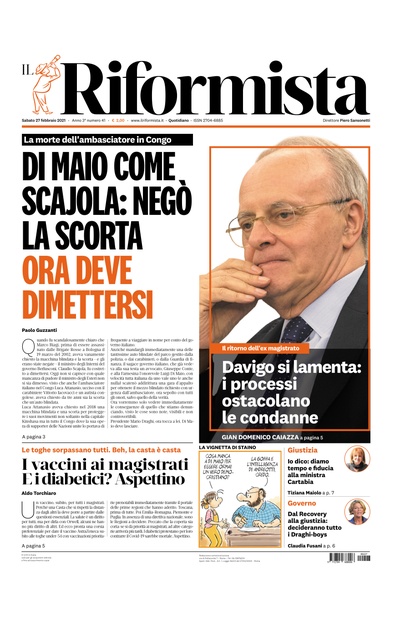 sabato 27 febbraio 2021