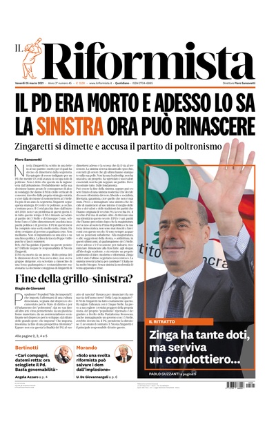 venerdì 5 marzo 2021