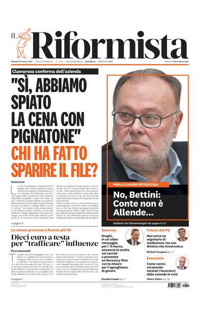 martedì 9 marzo 2021