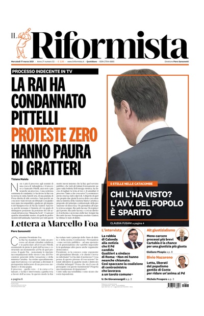 mercoledì 17 marzo 2021