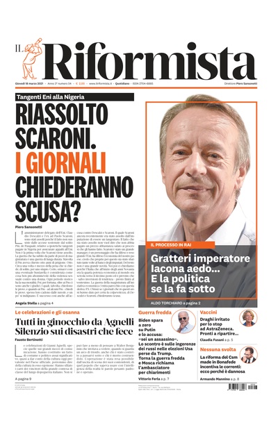 giovedì 18 marzo 2021