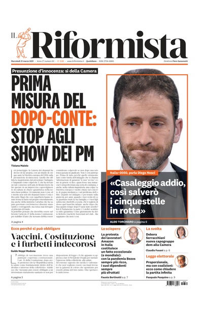 mercoledì 31 marzo 2021