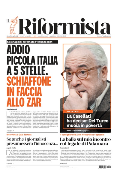 giovedì 1 aprile 2021