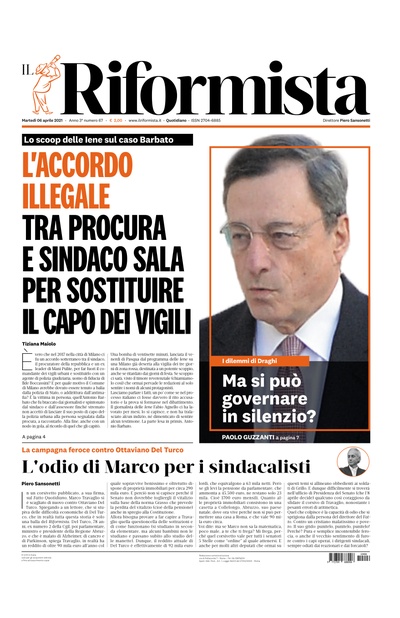 martedì 6 aprile 2021