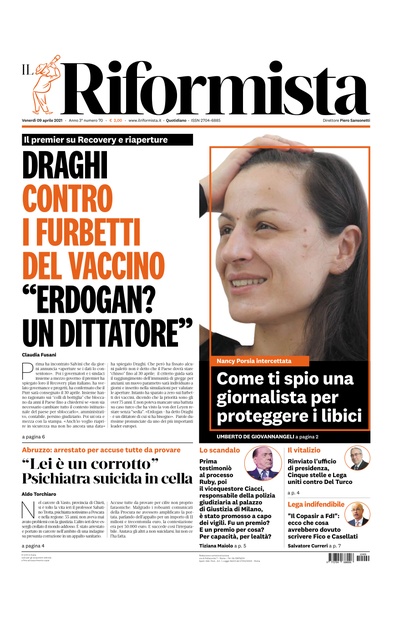 venerdì 9 aprile 2021