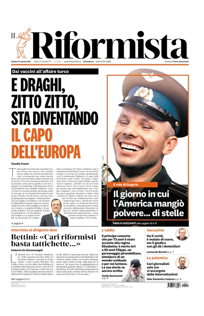 sabato 10 aprile 2021