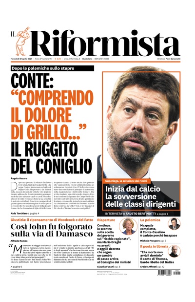 mercoledì 21 aprile 2021