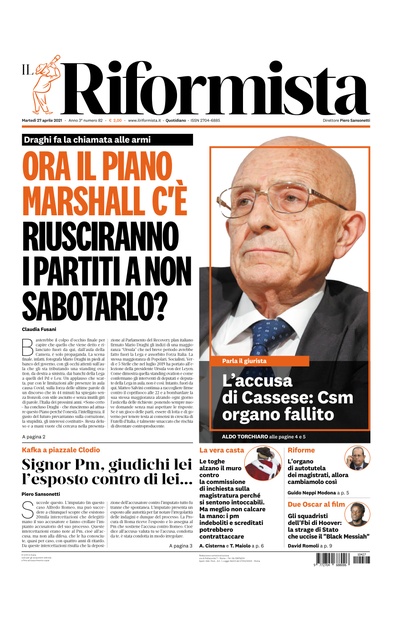 martedì 27 aprile 2021