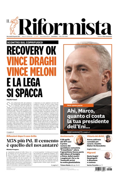 mercoledì 28 aprile 2021