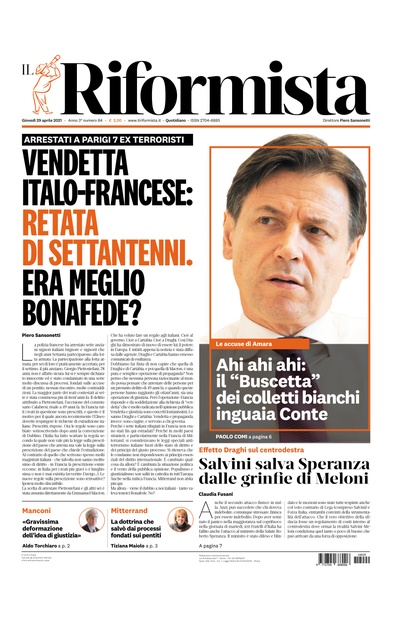 giovedì 29 aprile 2021