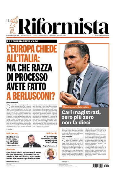 martedì 18 maggio 2021