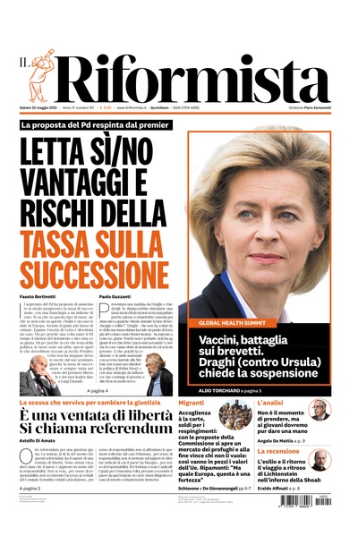 sabato 22 maggio 2021