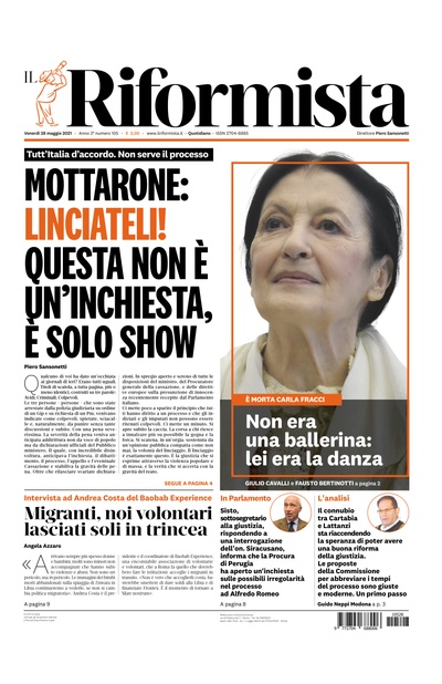venerdì 28 maggio 2021
