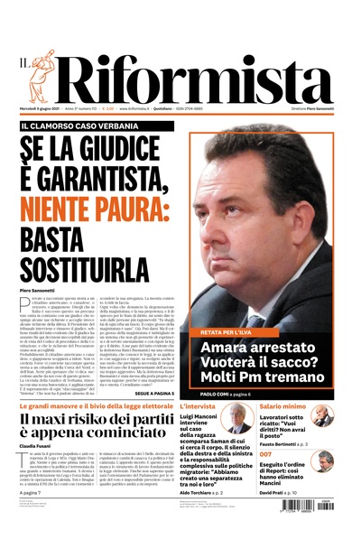 mercoledì 9 giugno 2021