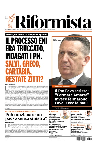 venerdì 11 giugno 2021