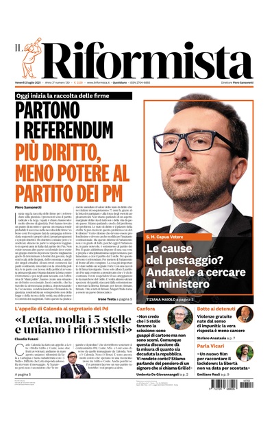 venerdì 2 luglio 2021