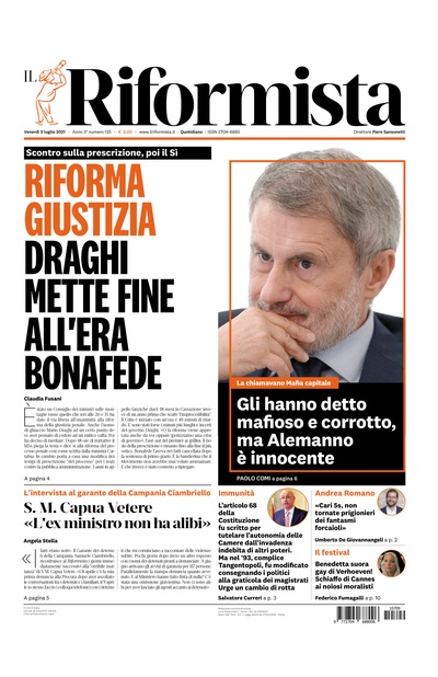 venerdì 9 luglio 2021