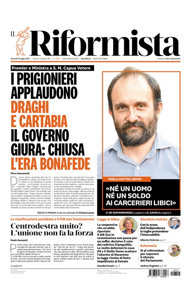giovedì 15 luglio 2021