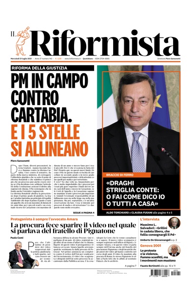 mercoledì 21 luglio 2021