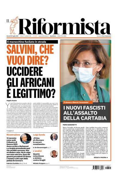 giovedì 22 luglio 2021