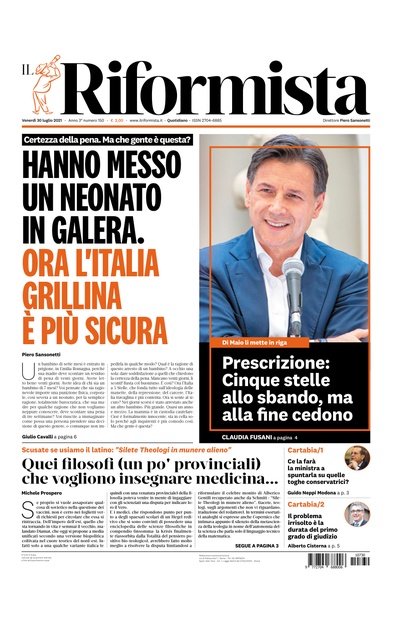 venerdì 30 luglio 2021
