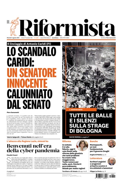 martedì 3 agosto 2021
