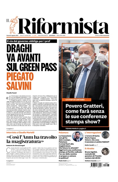 venerdì 6 agosto 2021