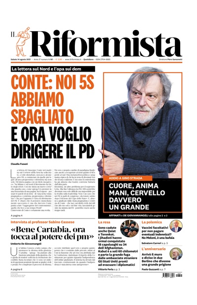 sabato 14 agosto 2021