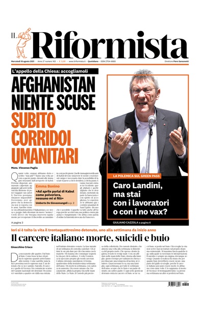 mercoledì 18 agosto 2021