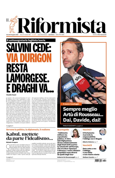 giovedì 26 agosto 2021