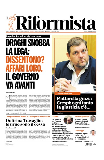venerdì 3 settembre 2021