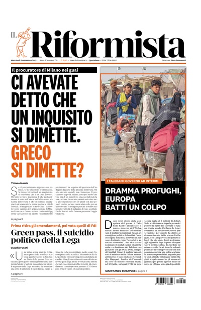 mercoledì 8 settembre 2021