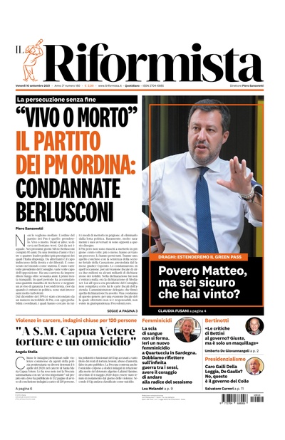 venerdì 10 settembre 2021