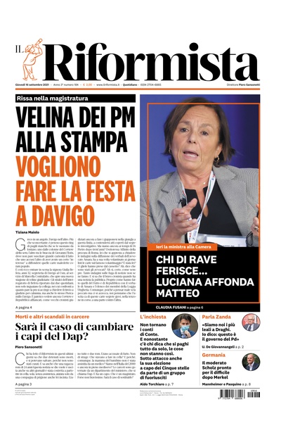 giovedì 16 settembre 2021
