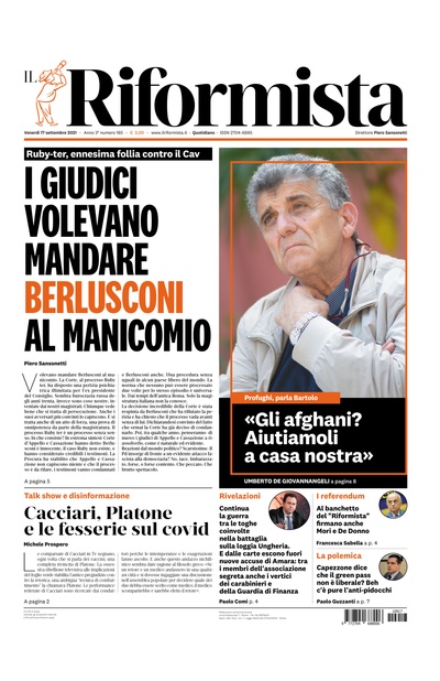 venerdì 17 settembre 2021