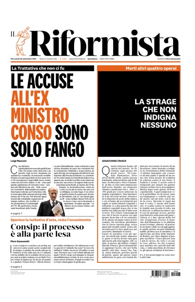 mercoledì 29 settembre 2021