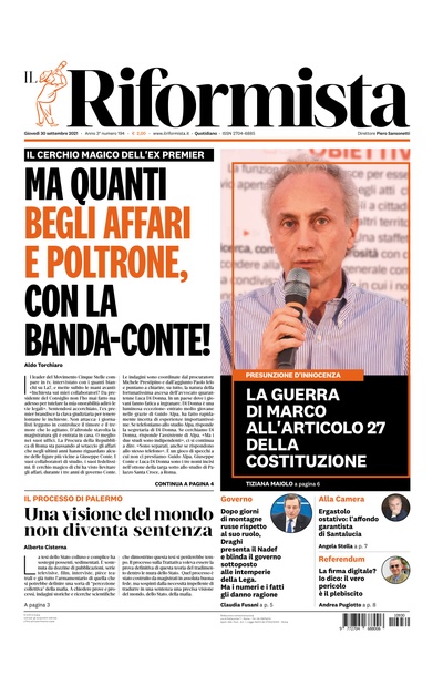 giovedì 30 settembre 2021
