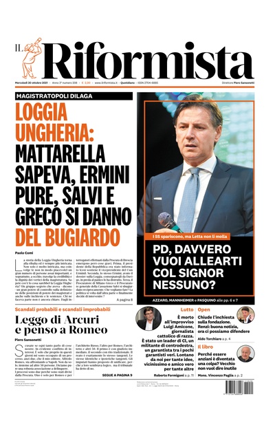 mercoledì 20 ottobre 2021