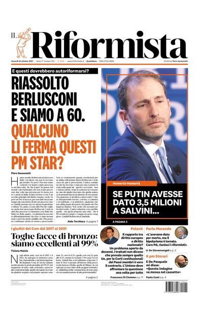 venerdì 22 ottobre 2021