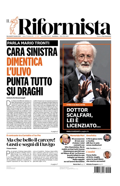 mercoledì 27 ottobre 2021
