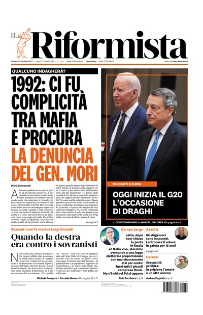 sabato 30 ottobre 2021