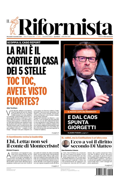 mercoledì 3 novembre 2021